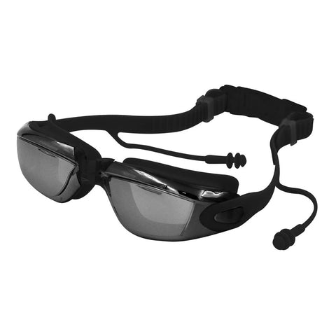 Milo Swimming Goggle Mirror Finish for Adult with Earplugs