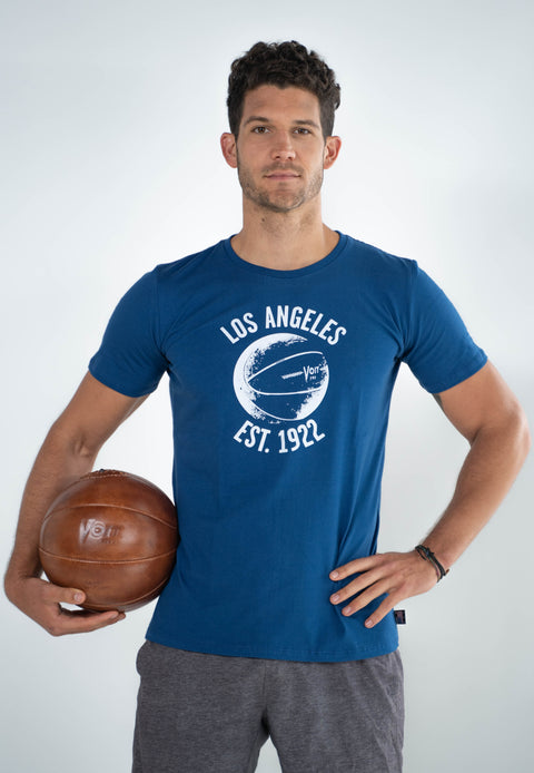 Voit, 1922 Legacy Collection, 100% Cotton Vintage Basketball Print T-Shirt
